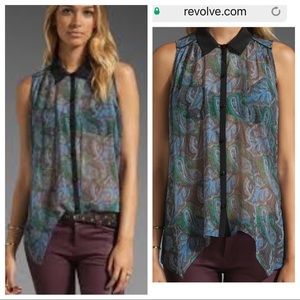 NWT! Elizabeth and James Revolve Kendra Top Multi